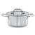 DiNA Helix Recycled 18/10 Stainless Steel 8" Stockpot 2.2qt. + Glass Lid