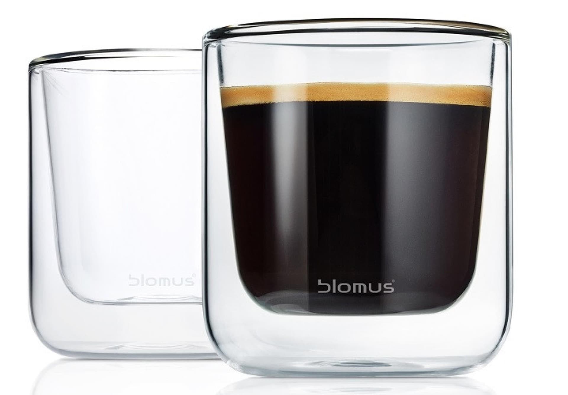 NERO - Set 2 insulated Coffee / Tea Glasses