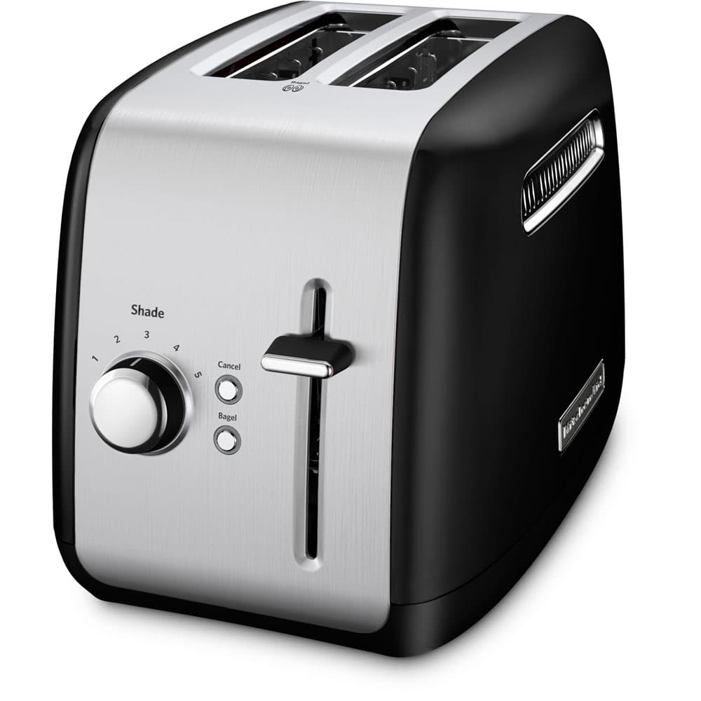 2-Slice Toaster with Illuminated Button in Onyx Black