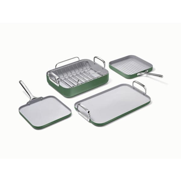5pc Square Cookware Set Sage