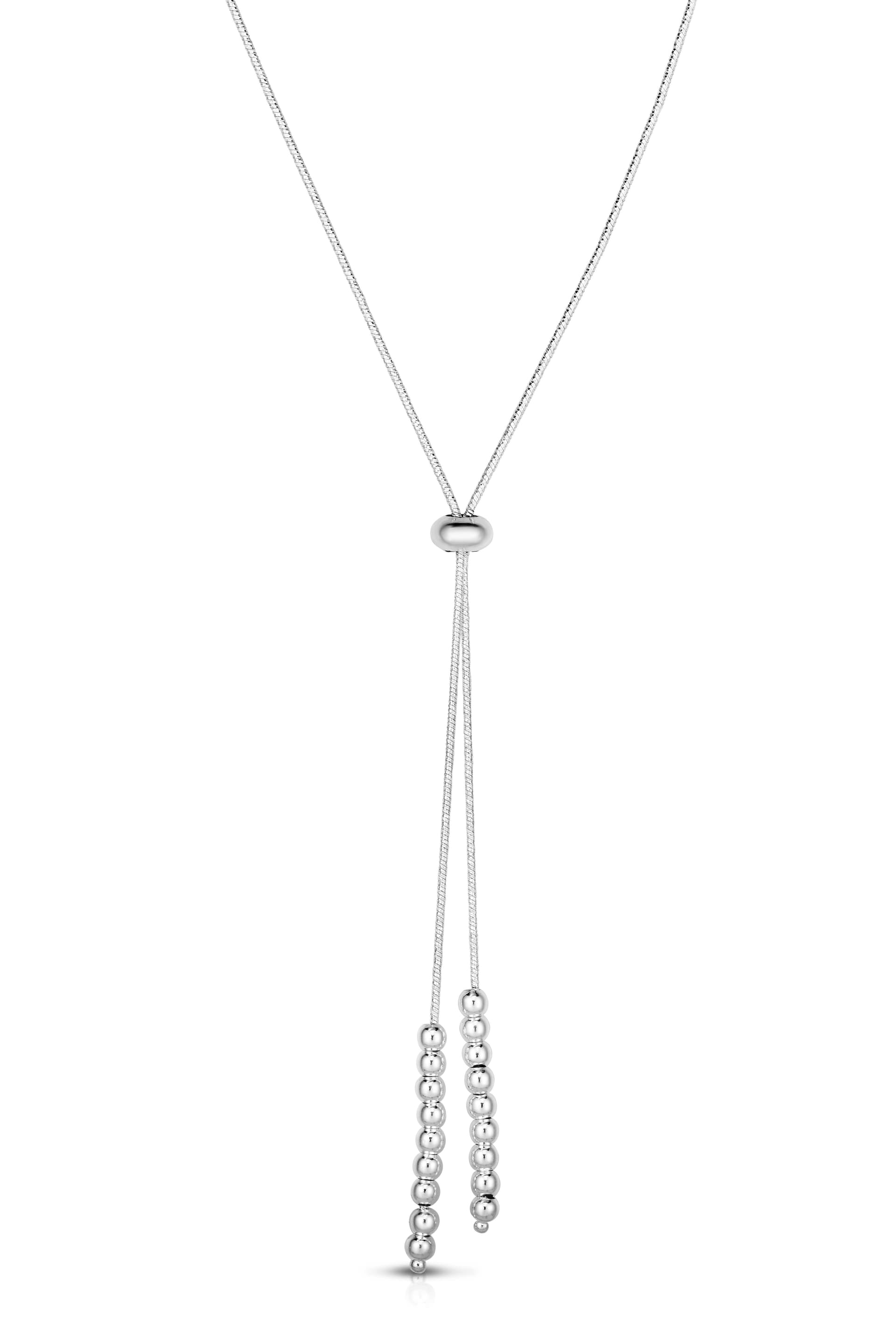 Lariat Sterling Silver Necklace