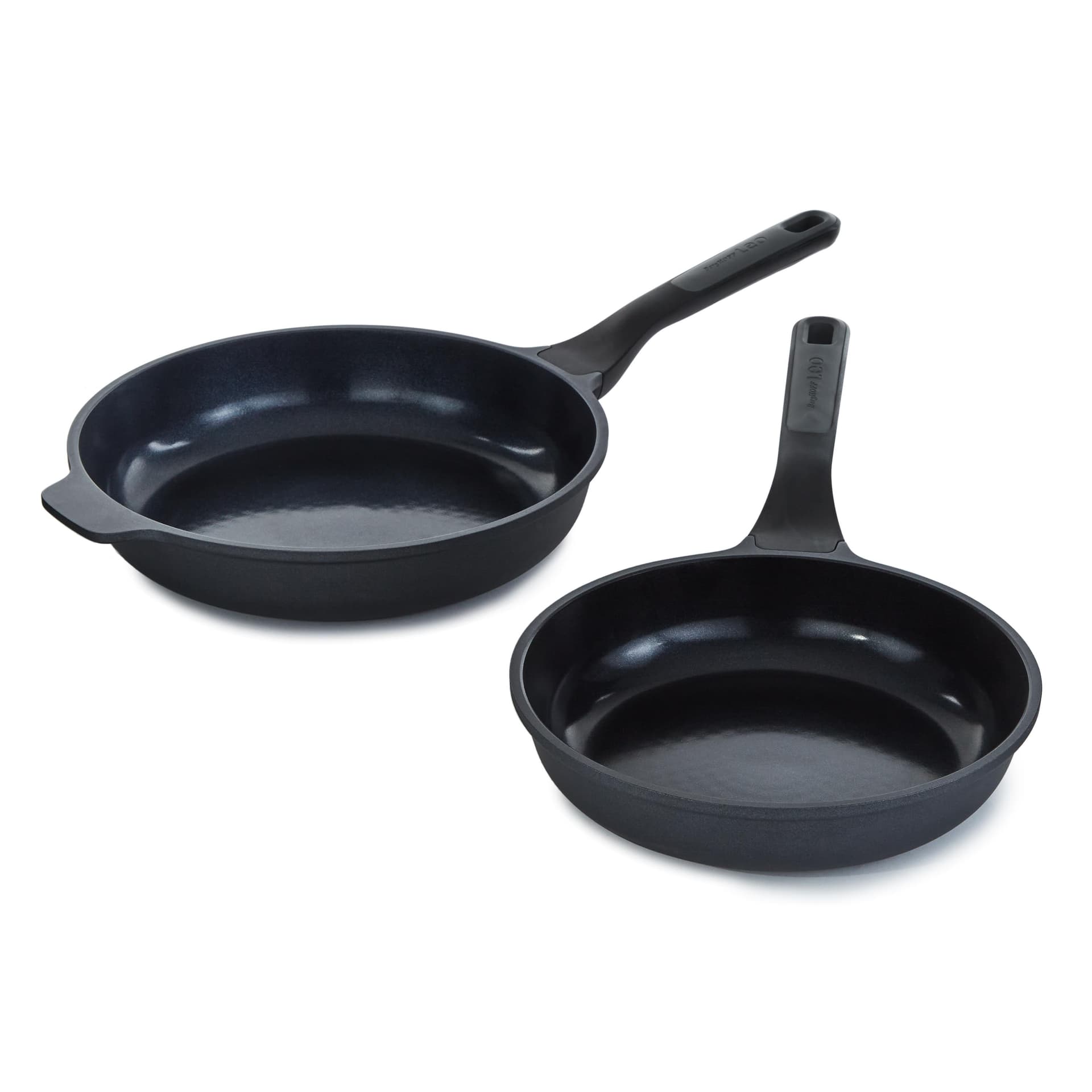 Leo Stone+ Ceramic Non-Stick Recycled Cast Aluminum 2pc FP Set. 10 & 11"