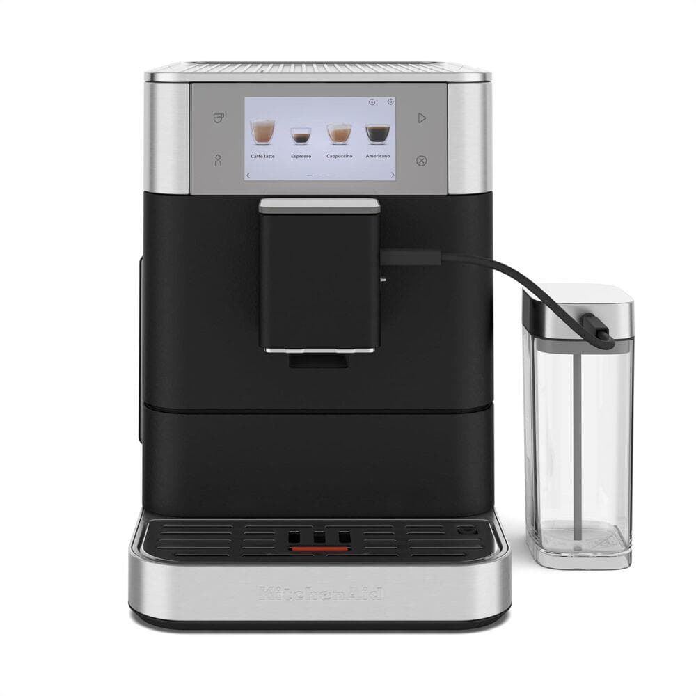 Fully Automatic Espresso Machine in Cast Iron Black
