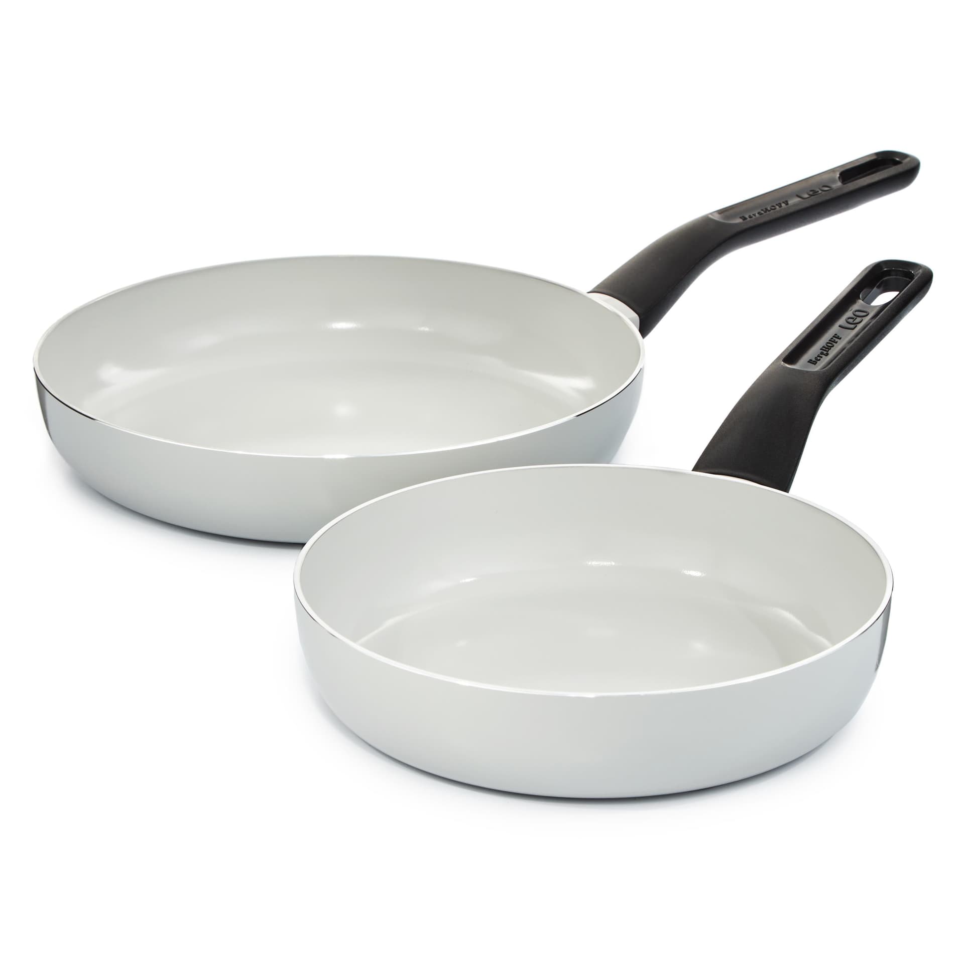 Leo Glints Non-Stick Non-Stick Recyled Aluminum 2pc FP Set, Spirit, 7.75 & 9.5"