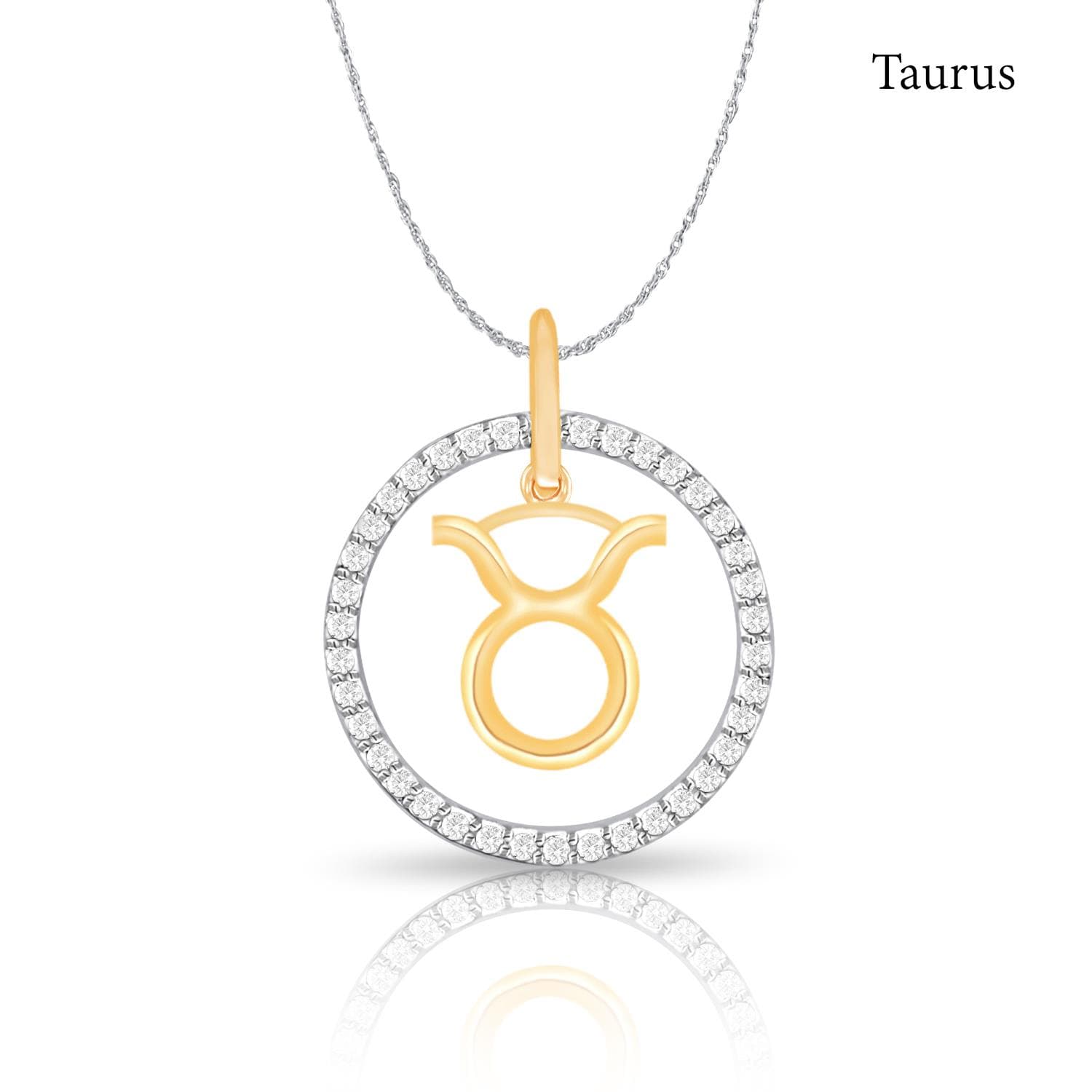 Diamond Zodiac Necklace 0.20ct