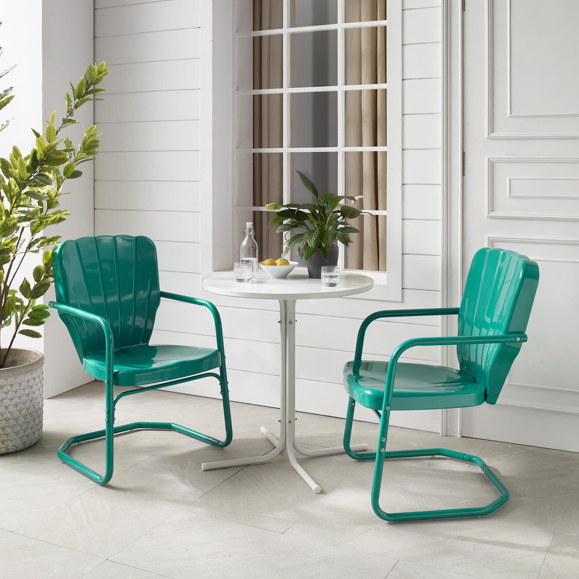 Ridgeland 3Pc Retro Outdoor Bistro Set