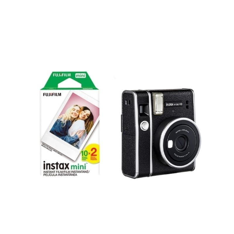 Instax Mini 40 + 20 Film Pack Black