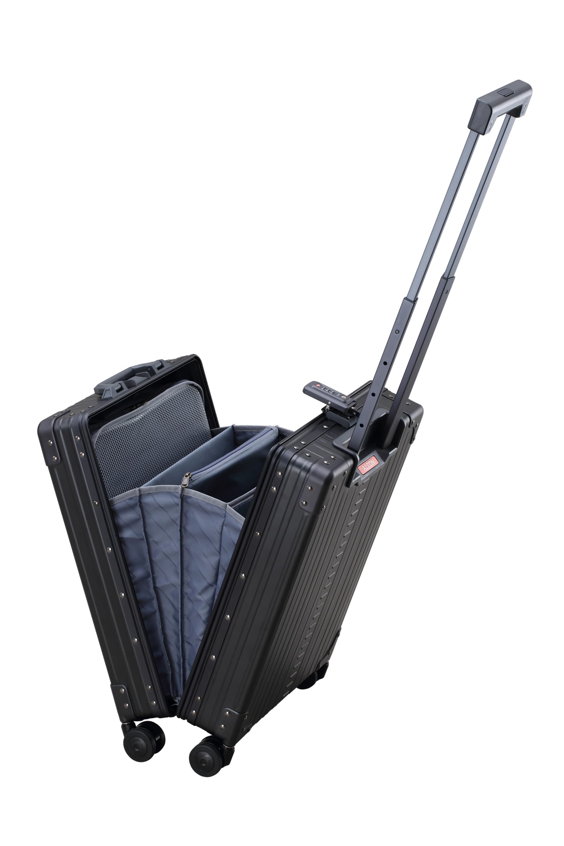 Aleon 21" Aluminum Vertical Overnight Business Carry-On
