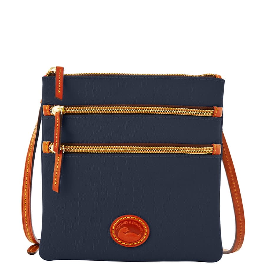 Nylon North South Triple Zip