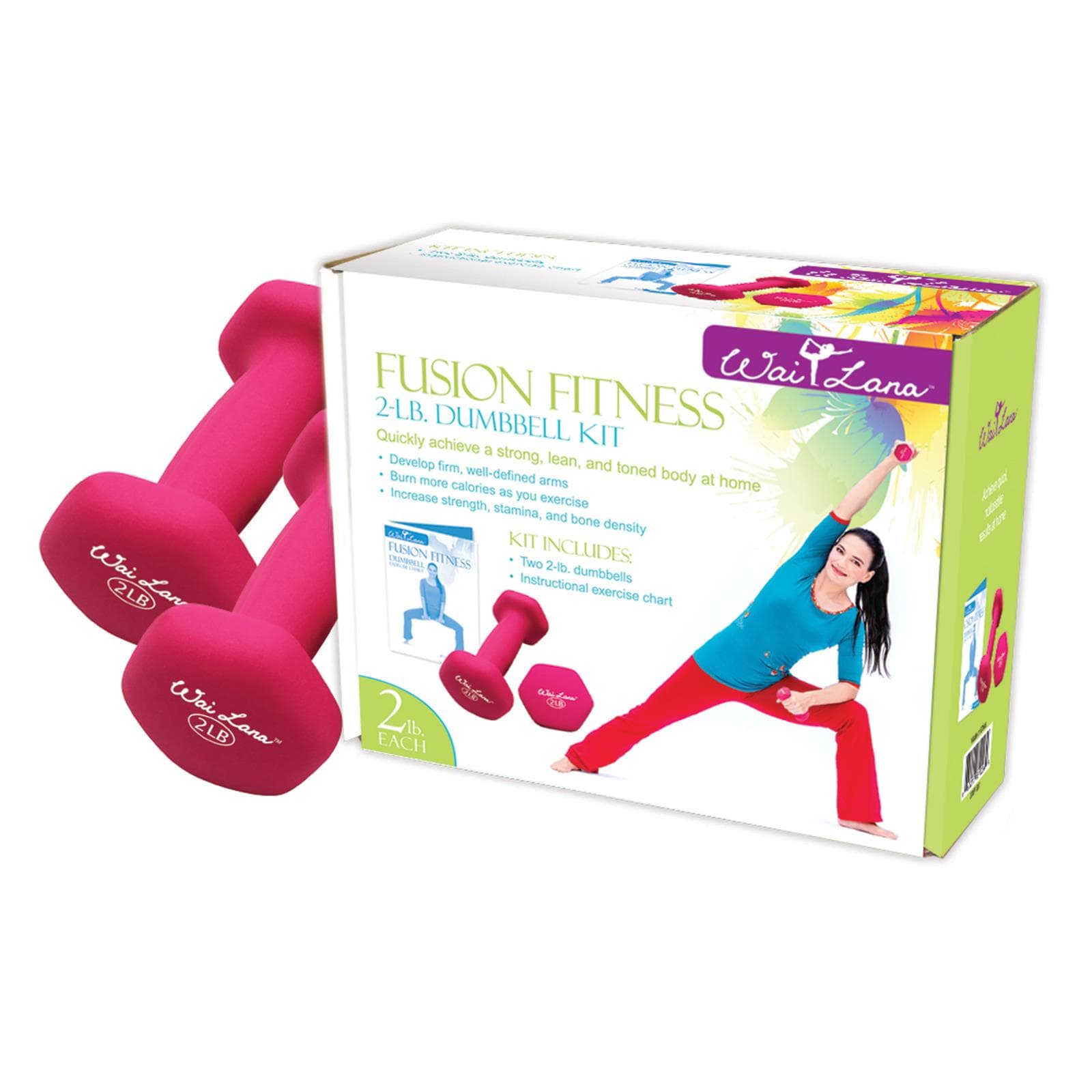 2-lb Pink Dumbell Kit