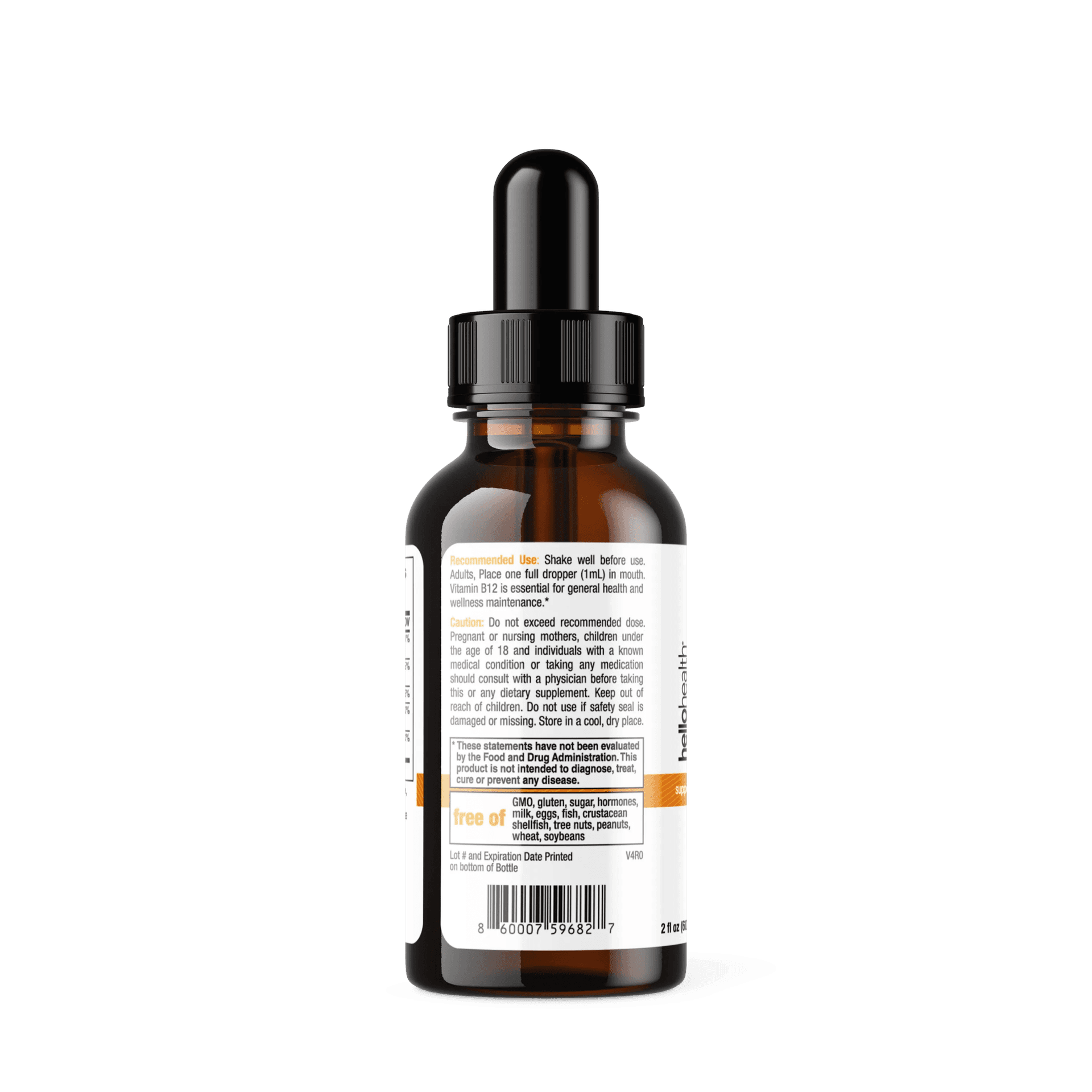 Happy Energy Vitamin B12 Plus – B12 Complex with B2, B3, B5 & B6 for Energy, Focus & Mood Support