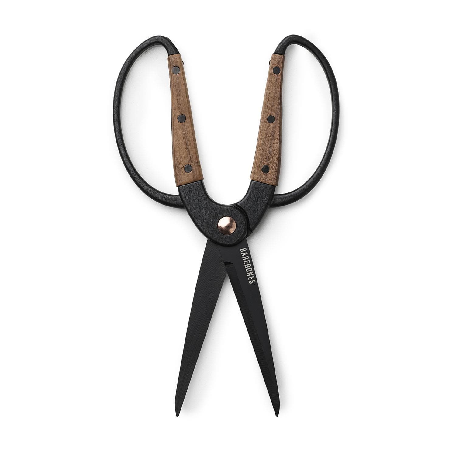 Barebones Large Garden Scissors - Walnut