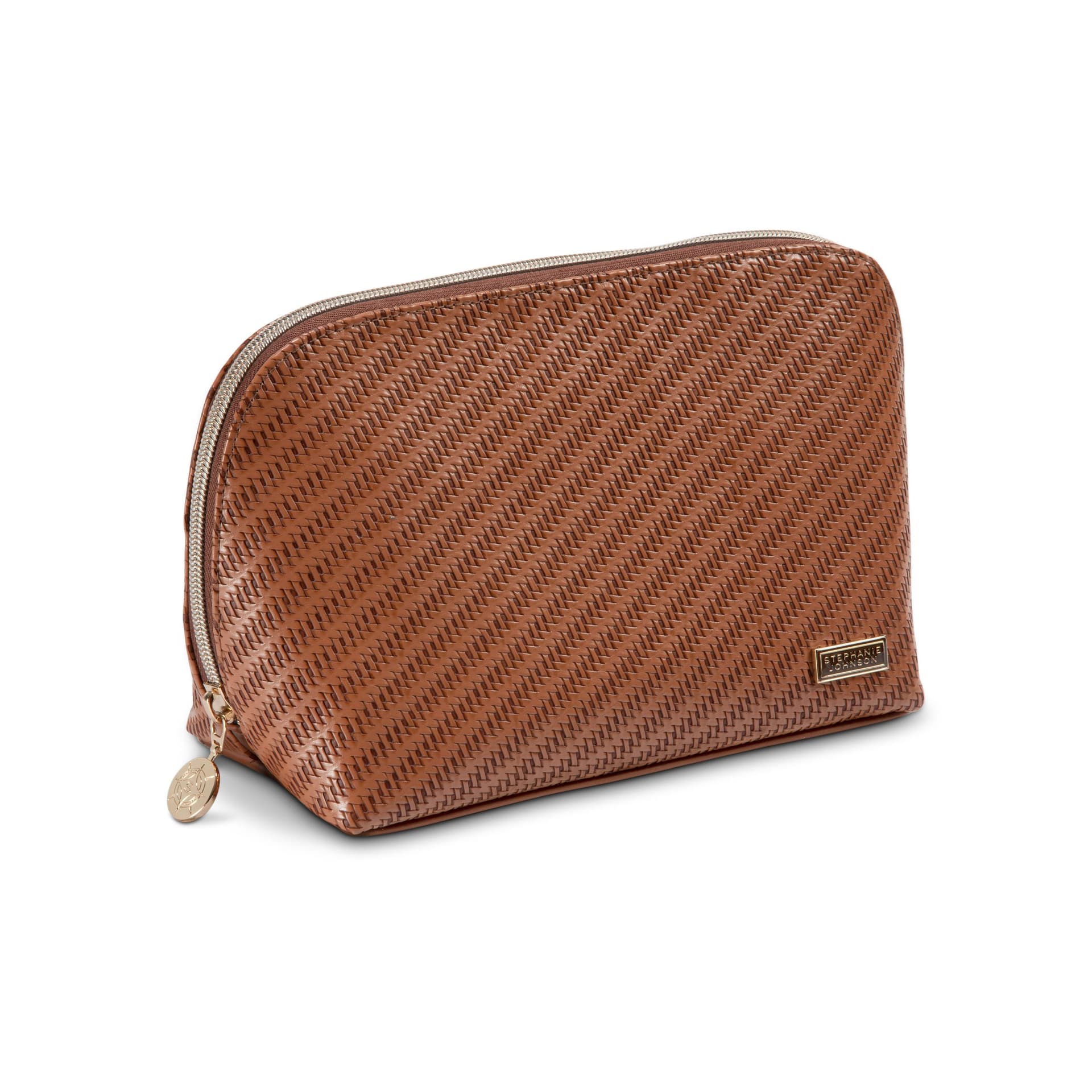 Stephanie Johnson - Rosewood Lola Makeup Bag - Cognac