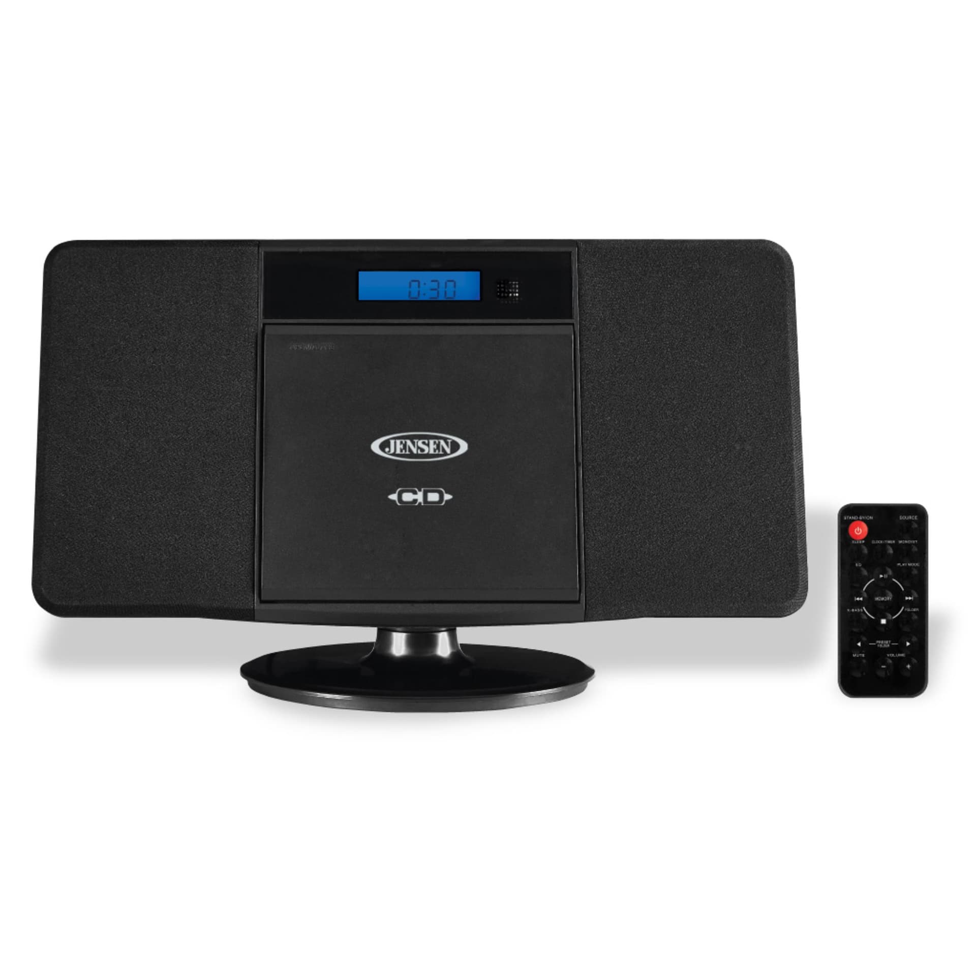 Wall-Mountable Bluetooth Music System with MP3 CD Player, Digital AM/FM Stereo Radio and Remote