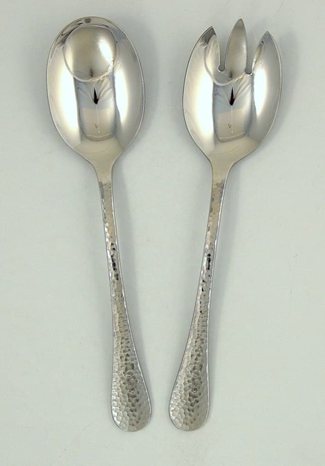 2pc Stainless Salad Serving Set
