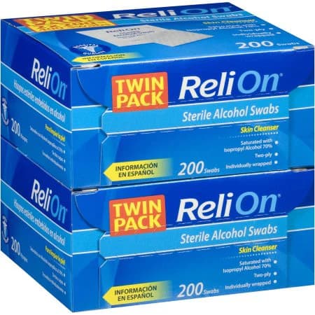Alcohol Prep Pads with 70% Isopropyl Alcohol, 400 count