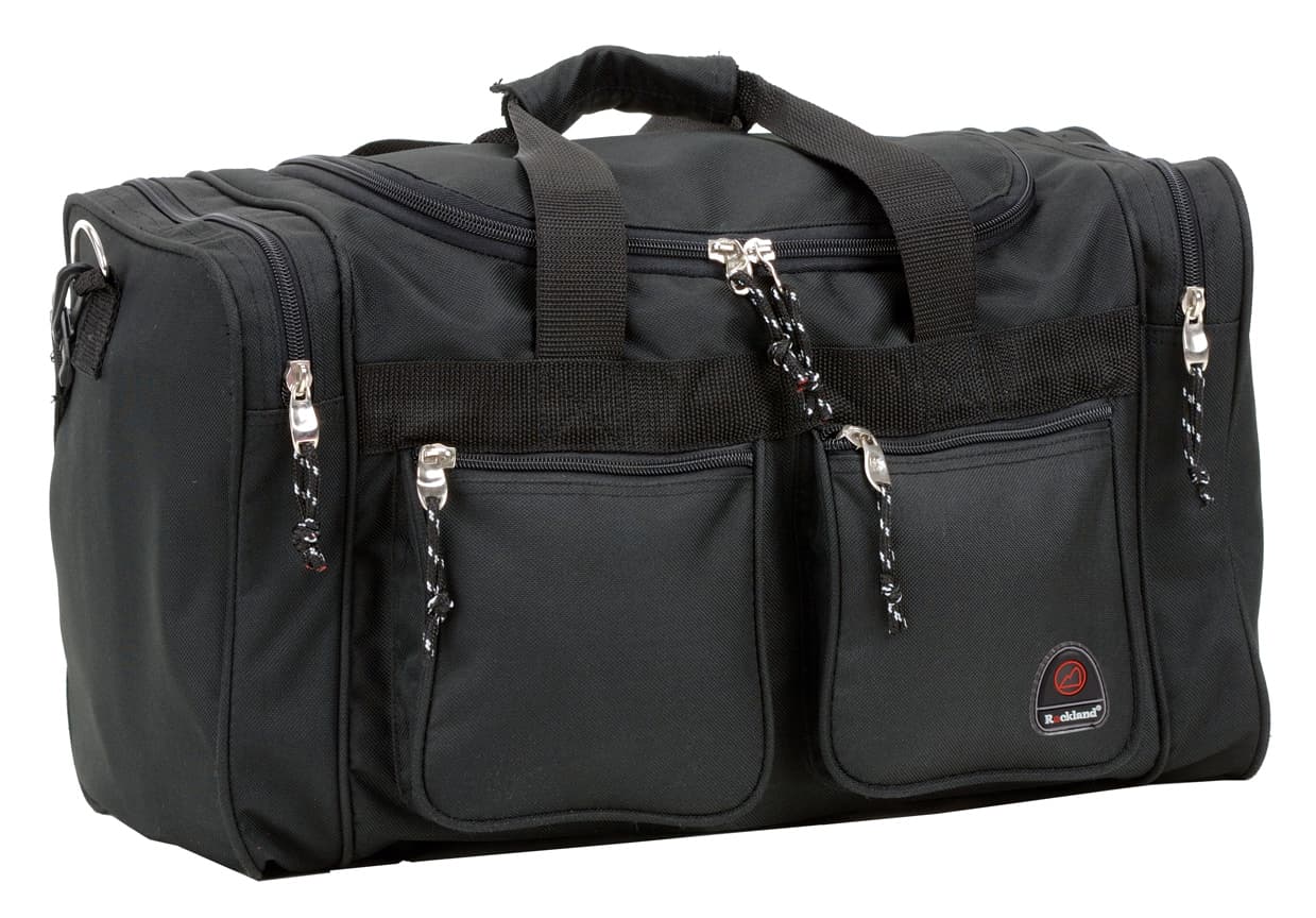 19" Multi-Pocket Duffle - Black