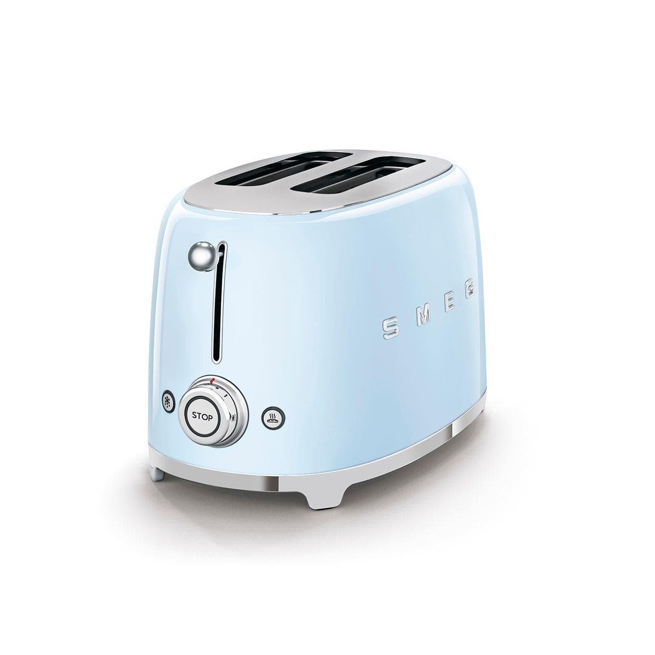 50's Retro-Style 2 Slice Toaster Pastel Blue