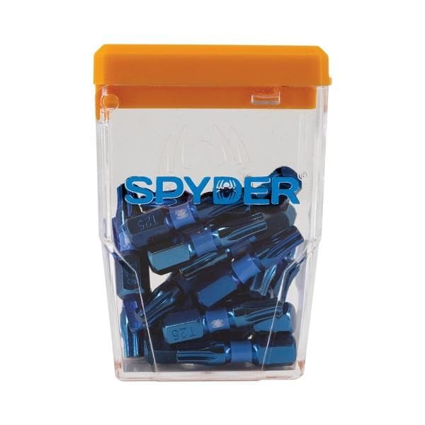 Spyder 25-Piece Mach Blue 1" T25 Impact Driver Bit Kit