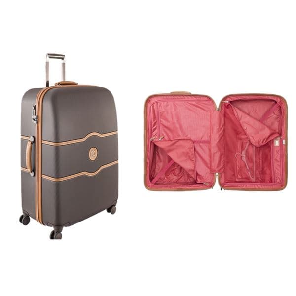 Delsey Chatelet Air 2.0 28" Large Suitcase with Spinner Wheels in Chocolate