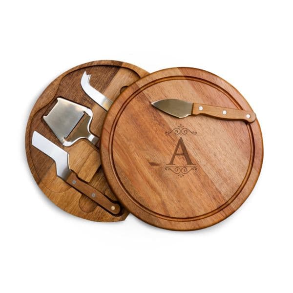 Monogram - Acacia Circo Cheese Board - Acacia Wood, K