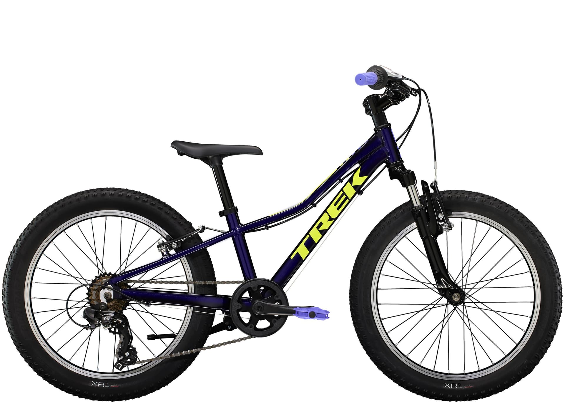 Precaliber 20" 7-Speed Kids City Bike in Purple Abyss