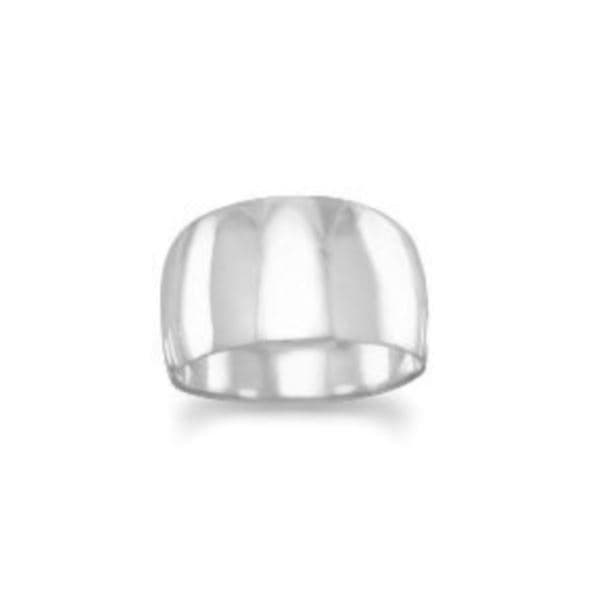 Sterling Silver Tapered Ring: Size 10