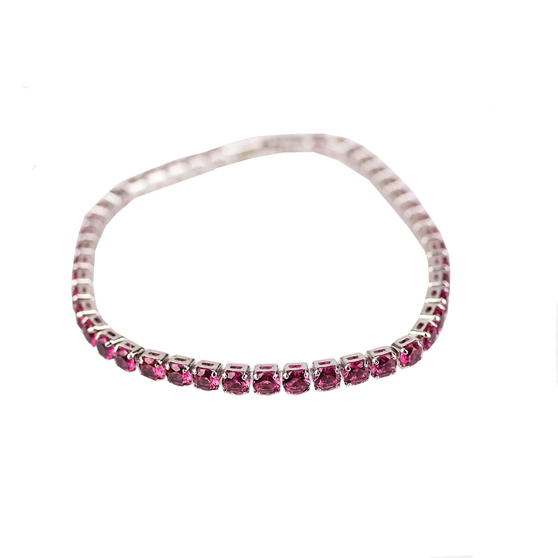 Pink CZ Tennis Bracelet