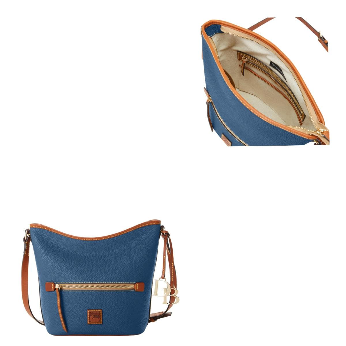 Pebble Grain Zip Sac