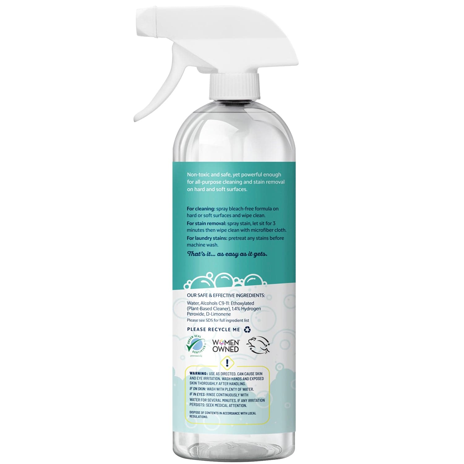 Hydrogen Peroxide based All-purpose Cleaner & Stain Remover