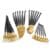 DiNA Evolve 24Pc Stainless Steel Flatware Set, Black and Gold