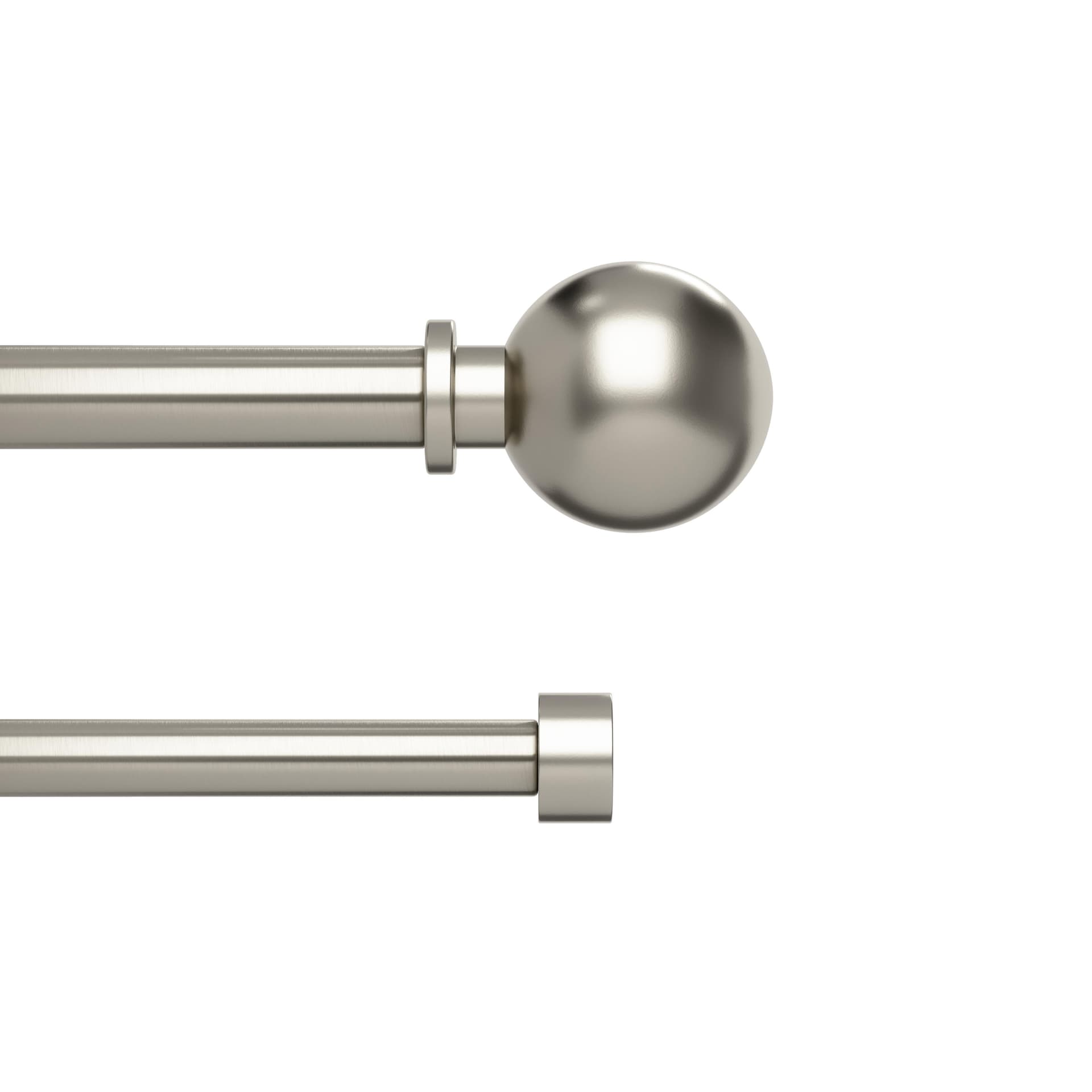 Bolas Dbl 1 & 3/4 Rod 36-72 Nickel