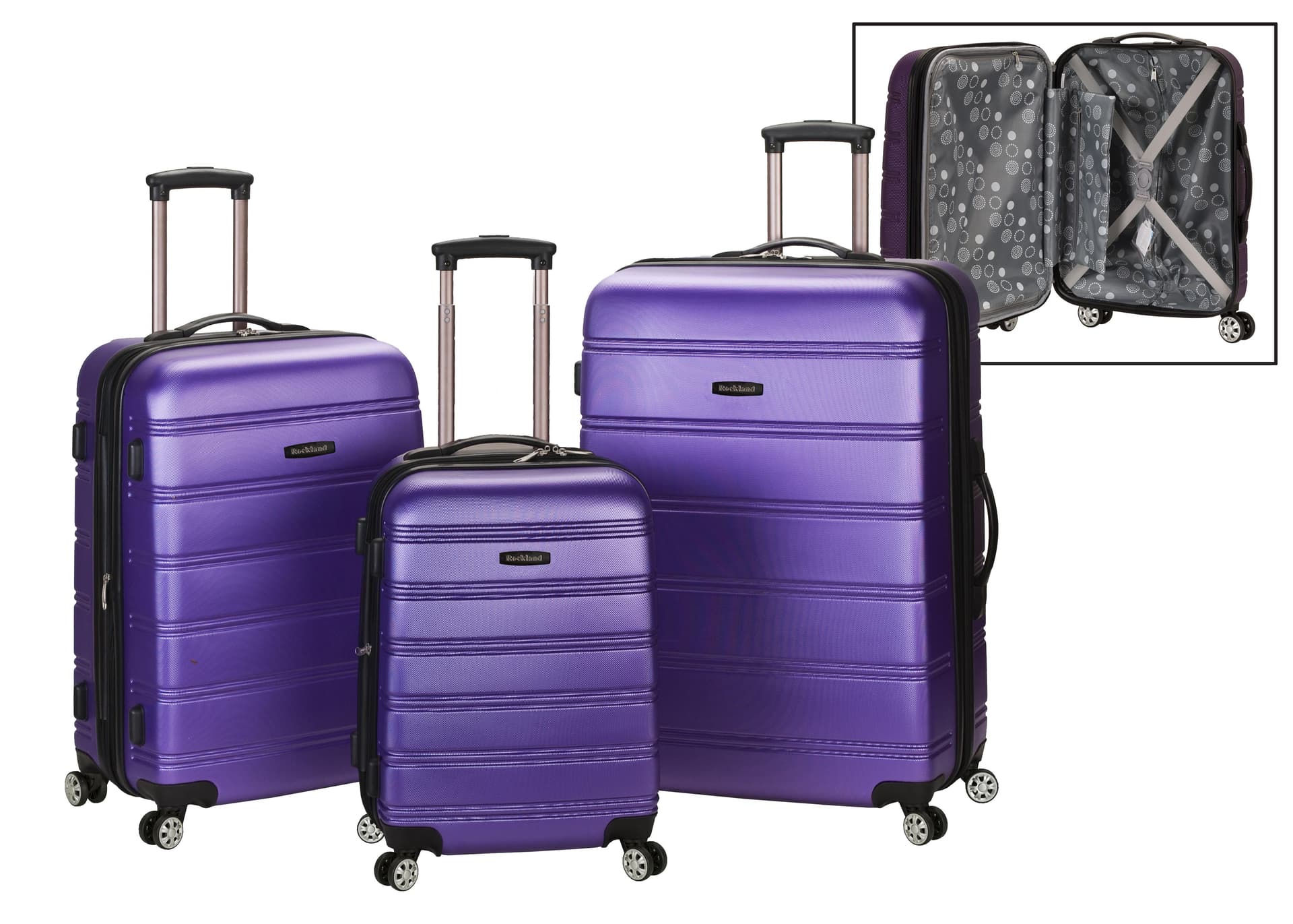 Melbourne, 3 pc. Molded Set - Purple