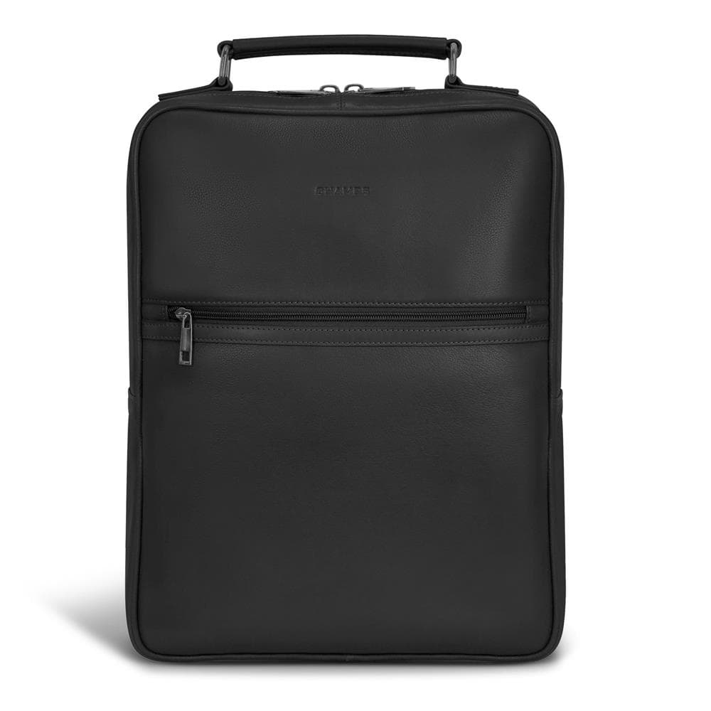 Onyx Leather Compact Backpack Size 14.5"x11"