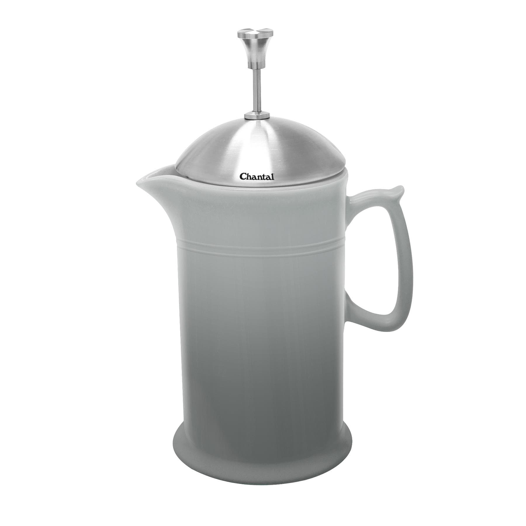 Ceramic French Press Grey