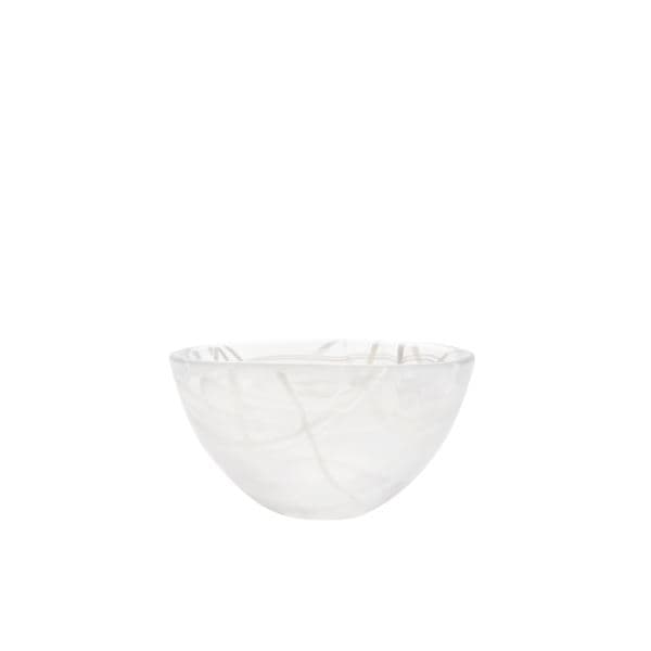 Contrast Bowl White/White Small