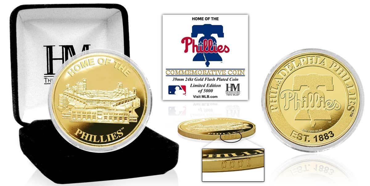 Philadelphia Phillies "Stadium" Gold Coin