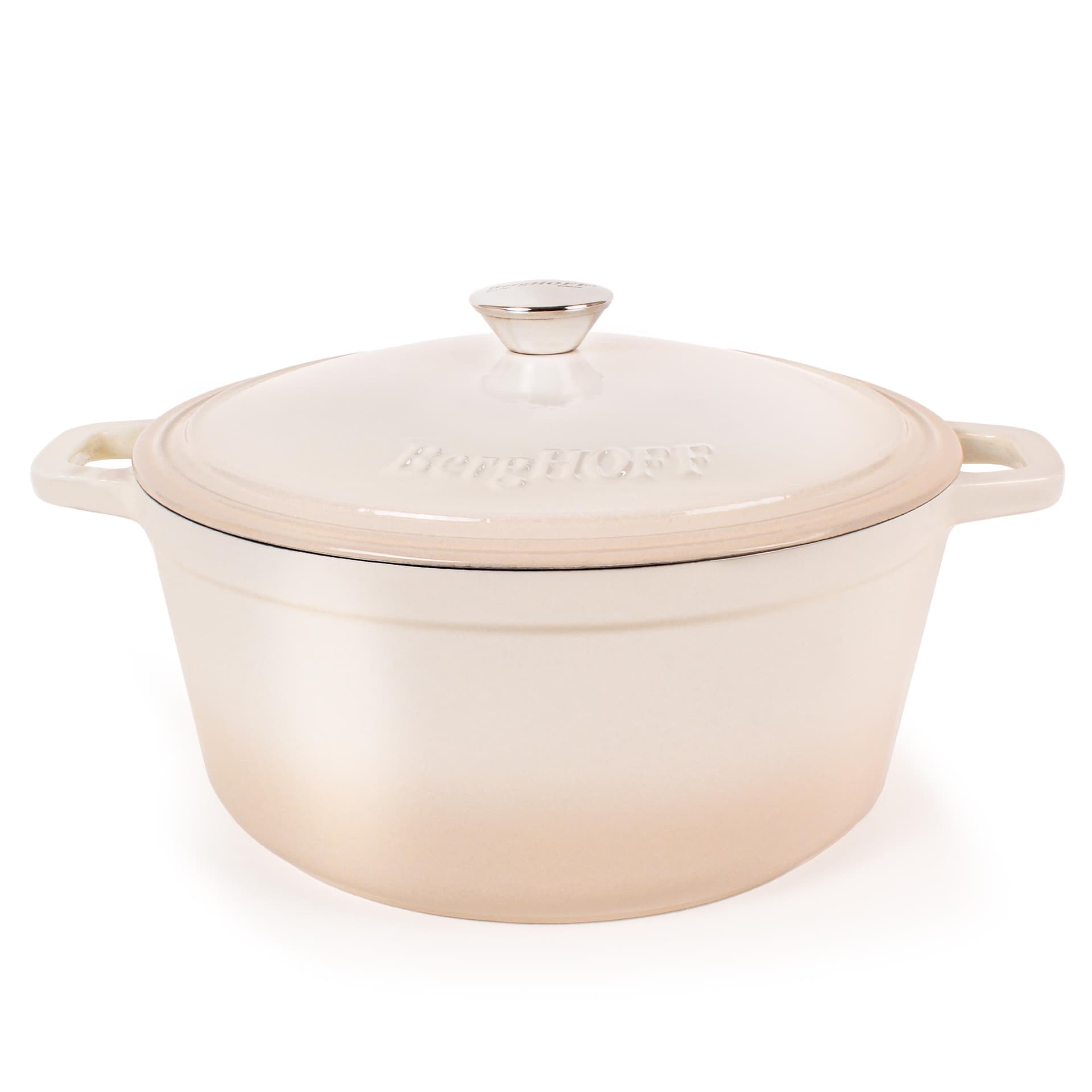 Neo 7qt Cast Iron Round Cov Dutch Oven, Meringue