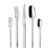 Essentials 60Pc 18/10 Stainless Steel Flatware Set, Essense