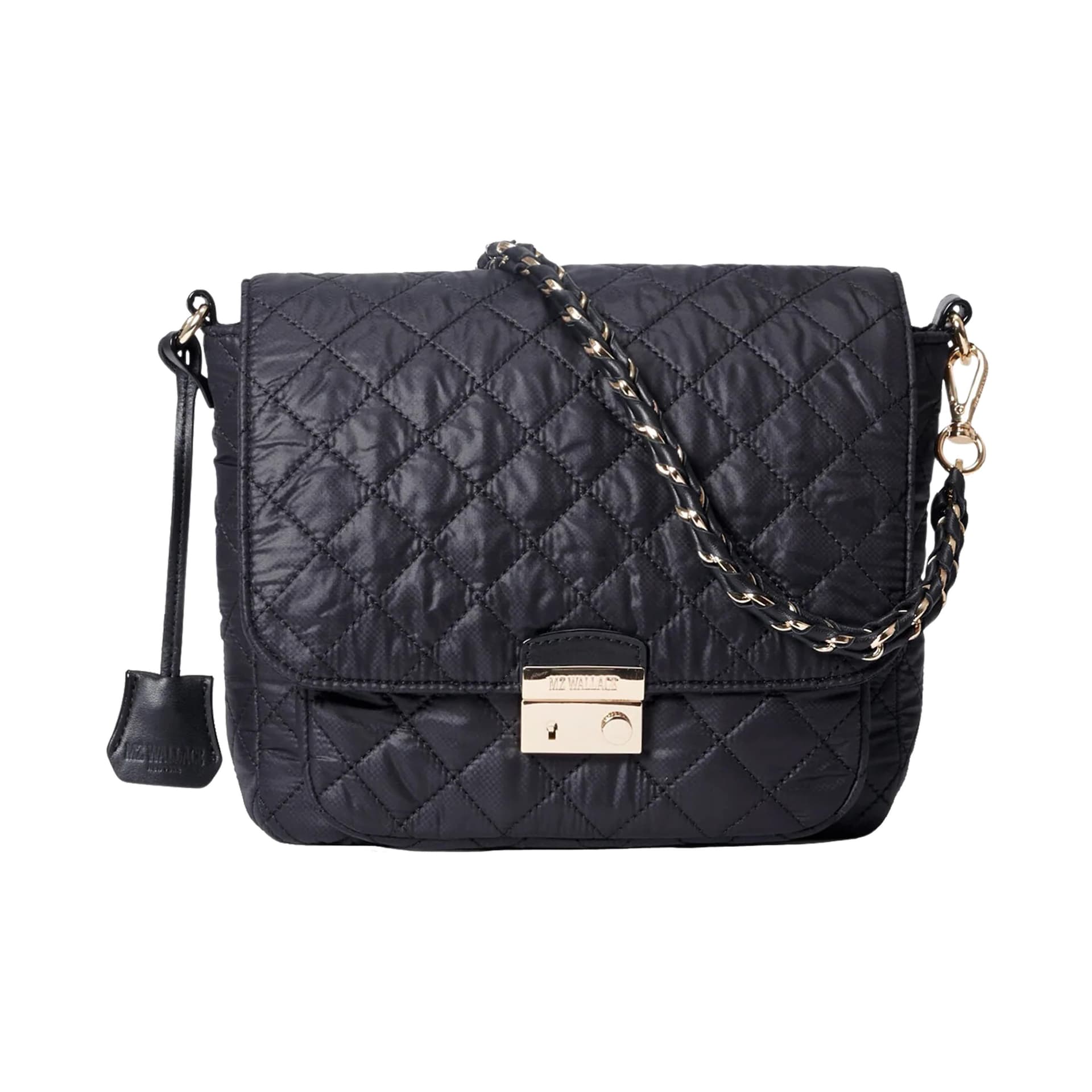 Medium Crosby Lock Crossbody - Black