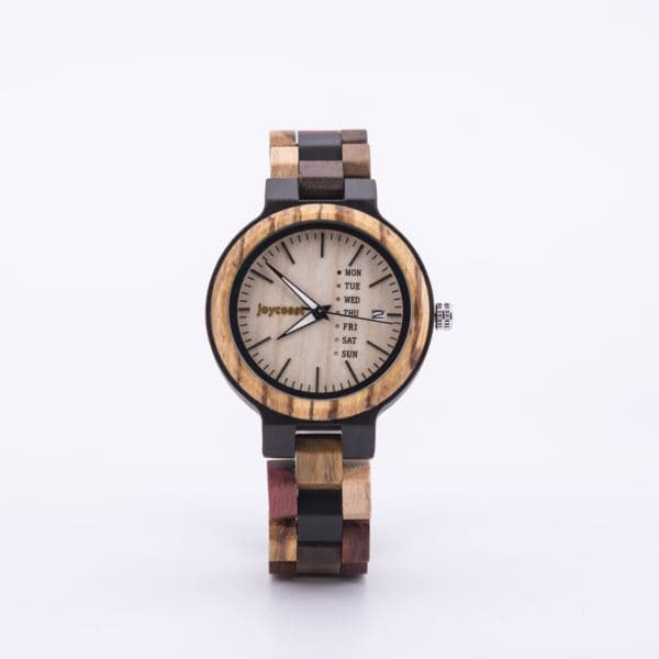 Kaleidoscope Multi-Toned Wooden Watch Wooden Watch