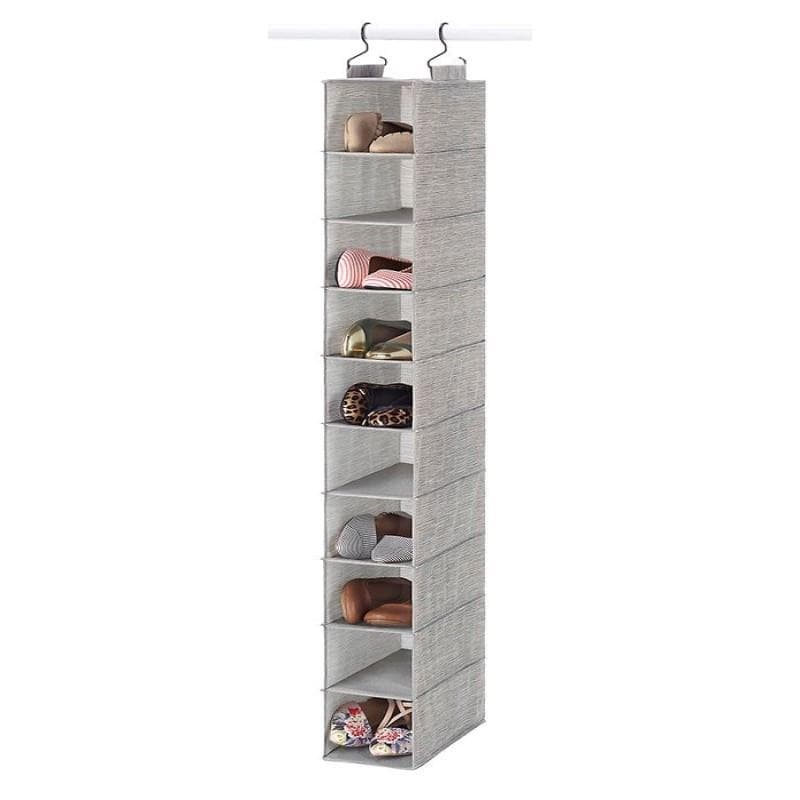 10-Tier Hanging Shoe Shelf