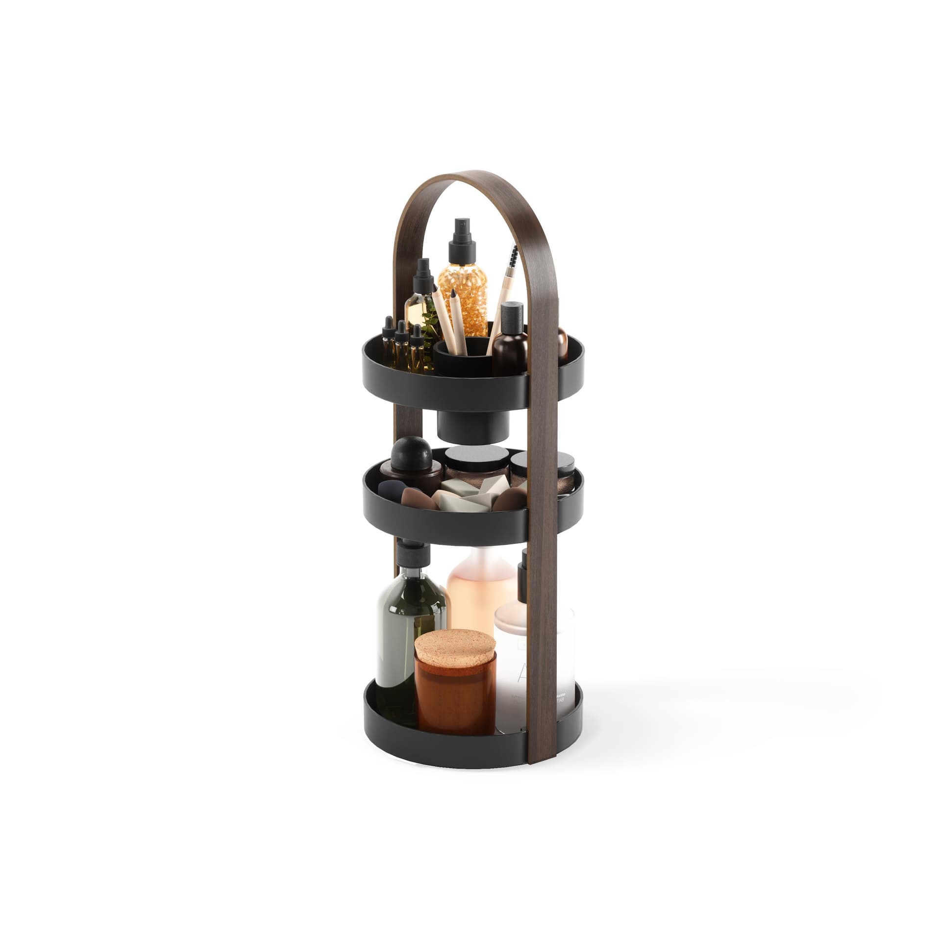 Bellwood Organizer Blk/Walnut