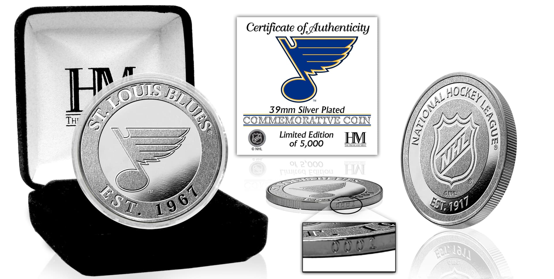 St. Louis Blues Silver Coin