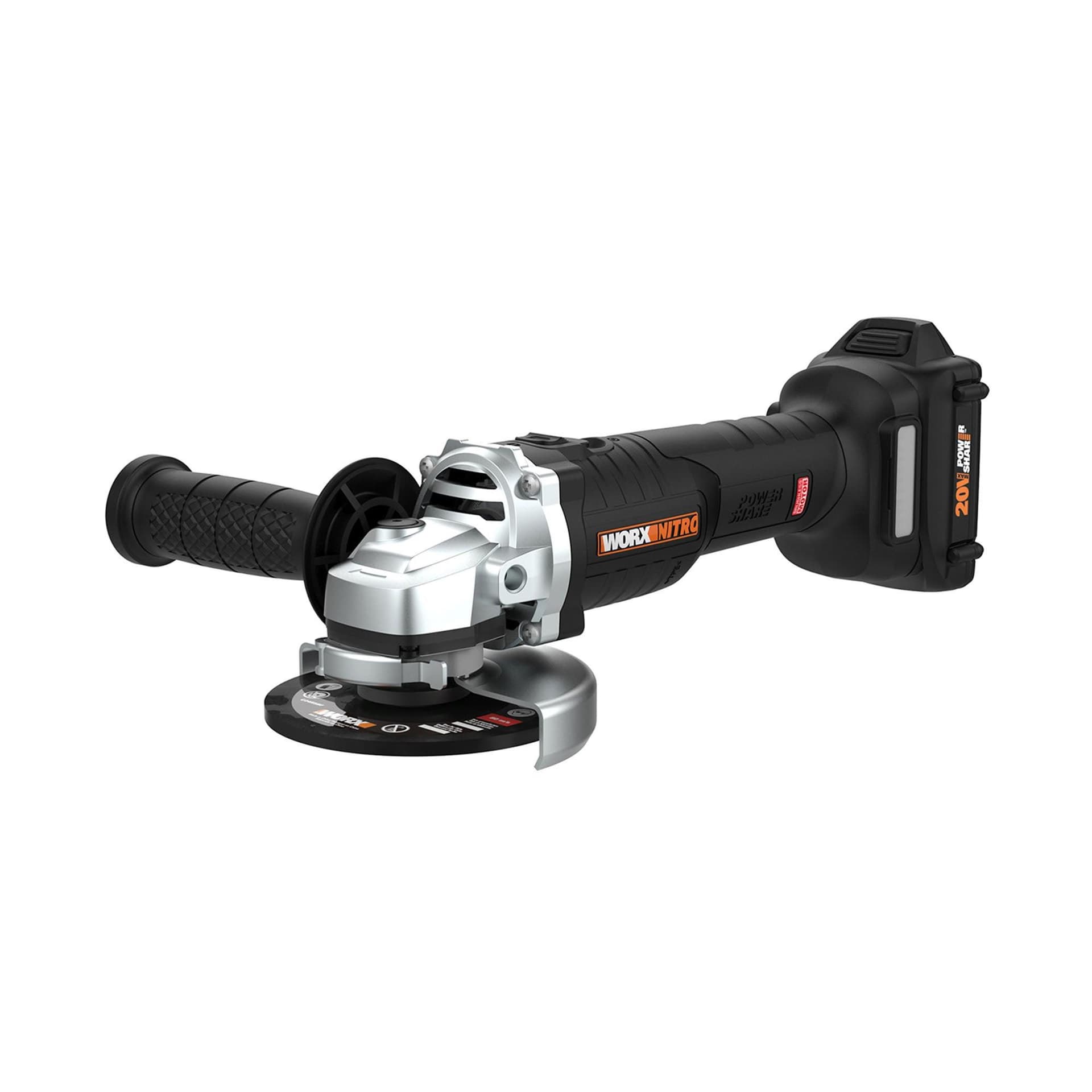 Nitro 20V Power Share 4.5" Cordless Angle Grinder w/ Brushless Motor