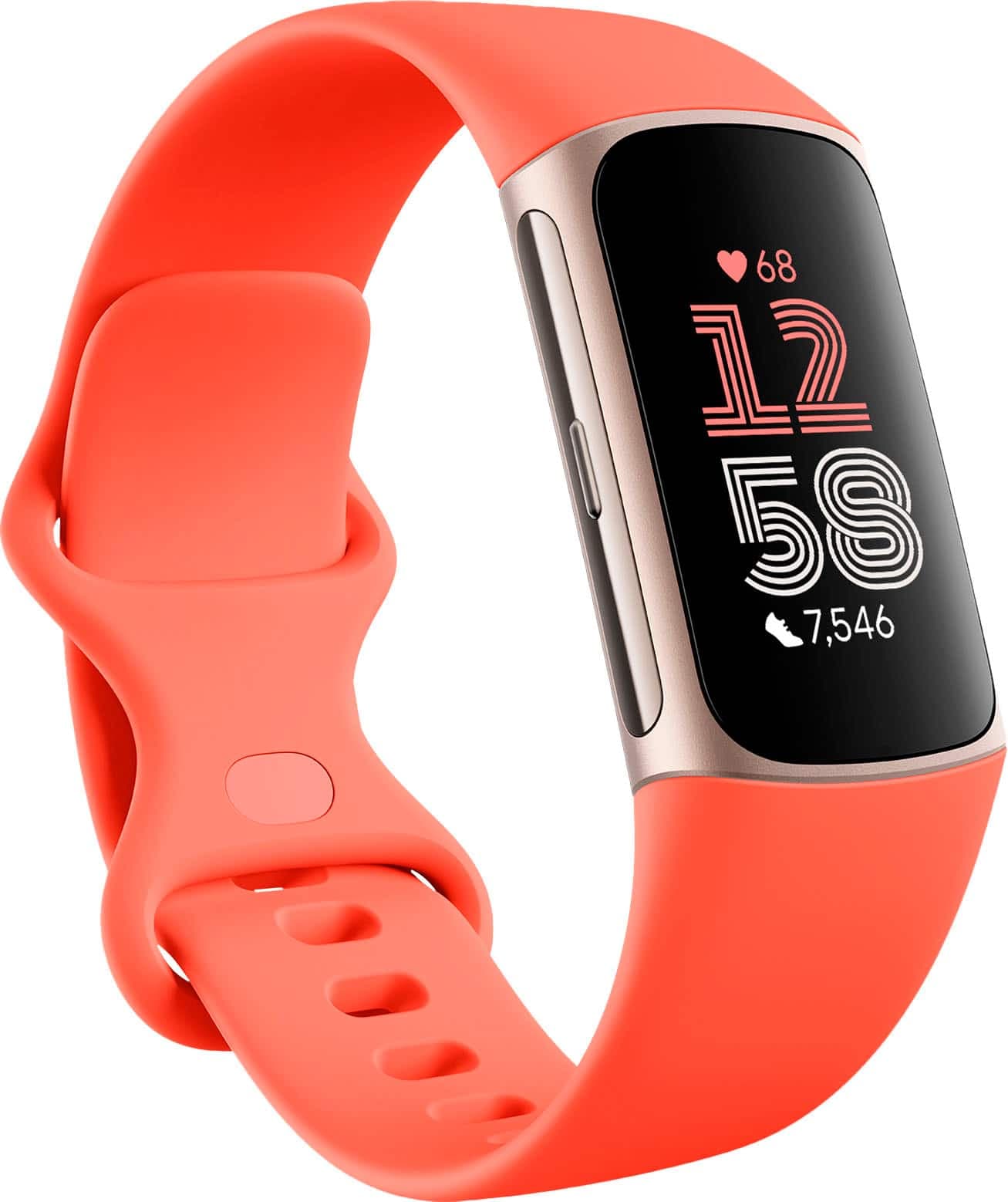 Fitbit - Charge 6 Advanced Fitness & Health Tracker-Coral