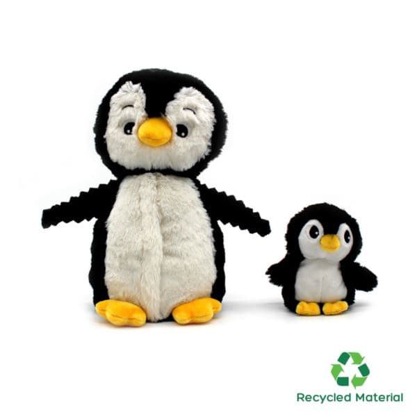 Les Ptipotos Mom & Baby Penguin - Mint