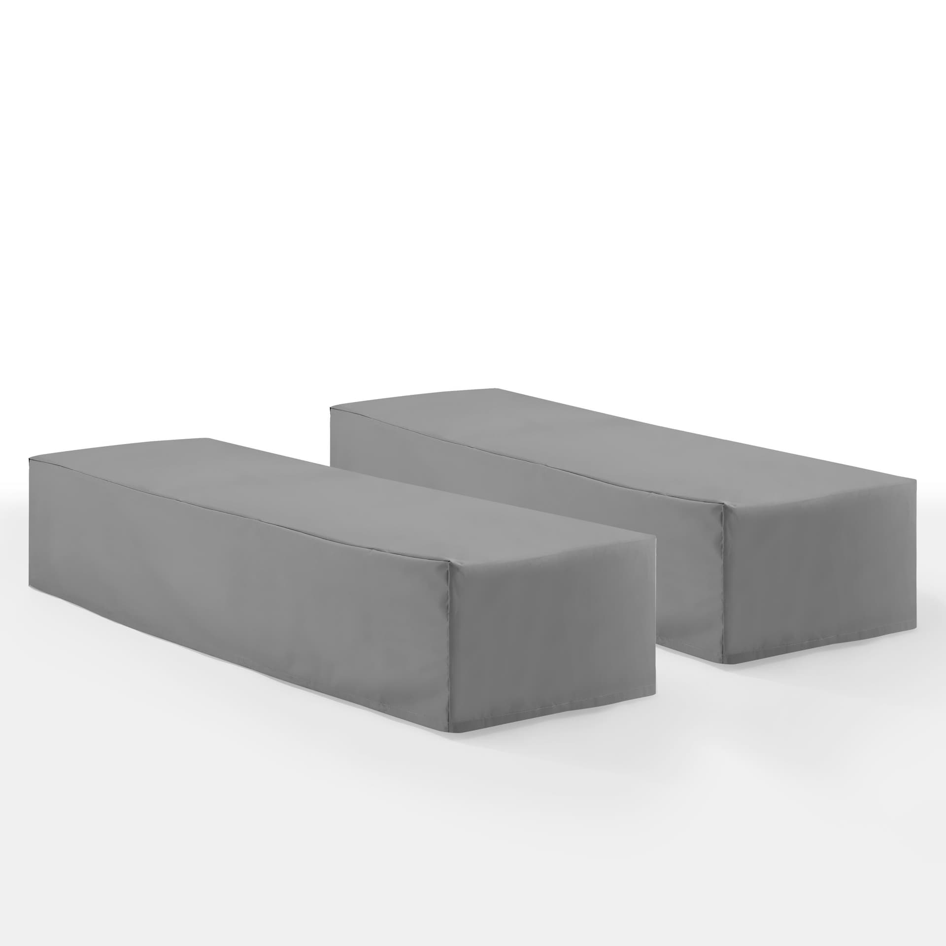 2Pc Outdoor Chaise Lounge Furniture Cover Set