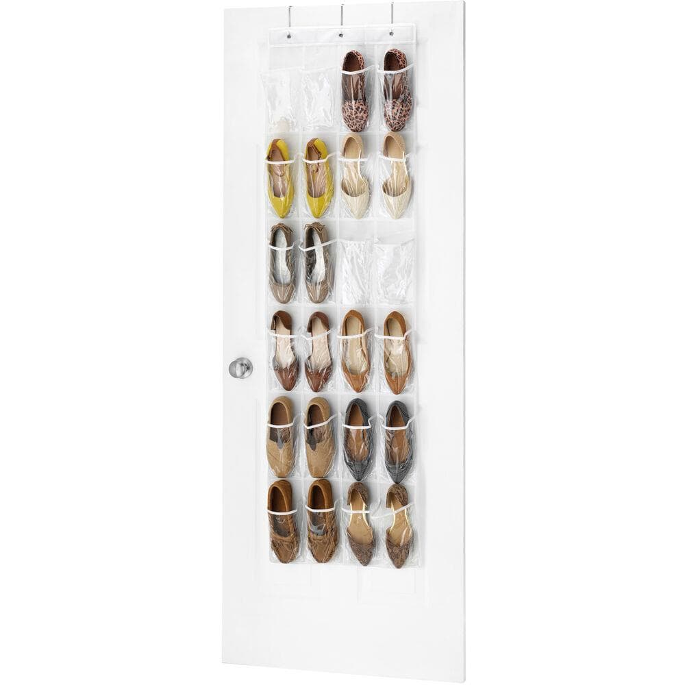 24-Pocket Over the Door Shoe Bag