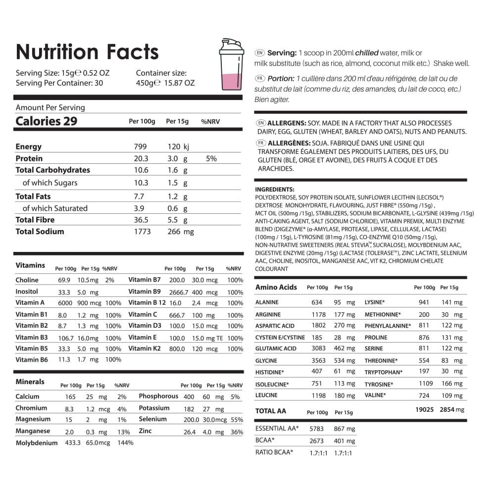 450g collagen (strawberry)